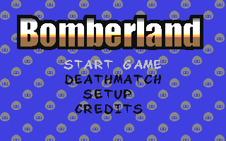 Bomberland (Homebrew) — Title screen